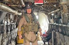 (JUSTIN PITCOCK | CONTRIBUTED PHOTO) Justin Pitcock while being deployed to the ‘Horn of Africa’ from September 2023 through June 2024. Pitcock has served in a number a ways and Sunday, Feb. 9 was offered the opportunity of a lifetime to fly over Super Bowl LIX.