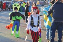 (ARCHIVE PHOTO | THE GRAHAM LEADER) The downtown square lined with trick or treaters during the Graham Chamber of Commerce Truck or Treat event in 2023. One of the more popular neighborhoods in Graham on South Rodgers Drive will have added Halloween safety measures this year.