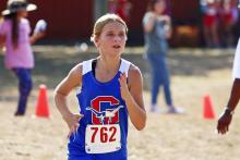 (KYLIE BAILEY | THE GRAHAM LEADER) The Graham Junior High School cross country teams competed Wednesday, Sept. 27 at the Brock Invitational.
