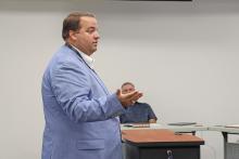 (ARCHIVE PHOTO | THE GRAHAM LEADER) Graham Junior High School Principal Sam Perry is closing the book on six years with Graham ISD and starting a new chapter at Eustace ISD where he will serve as assistant superintendent.