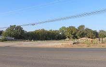 (THOMAS WALLNER | THE GRAHAM LEADER) A property located at 1516 Hwy. 16 S that recently received a replat from the city of Graham and is being considered as a location for a new HTeaO store. 