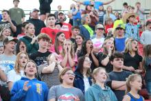 (ARCHIVE PHOTO | THE GRAHAM LEADER) Students from Graham and surrounding districts gathered in October 2023 at Newton Field for the 15th annual Fields of Faith event put on by the Fellowship of Christian Athletes. 