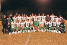 (ARCHIVE PHOTO | THE GRAHAM LEADER) The Newcastle Bobcats finished the season with a 10-2 overall record and earned a bi-district championship in the playoffs. With their season over, the team collected a large number of All-District selections for players’ performances throughout the year.