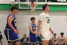 (ALEX HAVARDANSKY | THE GRAHAM LEADER) The Graham Leader recognizes Jayden Hemby as this week’s Athlete of the Week. Hemby picked up key points for the Bobcats in the first quarter and scored 10 points in the Bobcats 47-31 win Tuesday, Feb. 3 over the Bryson Cowboys. 