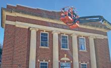 (TOM PARKER | CONTRIBUTED PHOTO) Work in progress at the Olney annex in December.  Young County and the Olney Economic Development Corporation signed a new lease agreement Monday, Jan. 13 for use of the annex for county services.