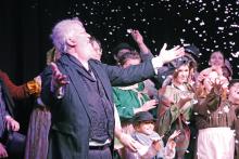 (ARCHIVE PHOTO | THE GRAHAM LEADER) The conclusion of the 2023 production of ‘A Christmas Carol’ from Graham Regional Theatre. The show will return to The Perry theater in Graham at the beginning of December with a cast of around 30 performers.