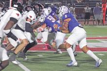 (TC GORDON | THE GRAHAM LEADER) Mateo Rodriguez is a senior linebacker for the Steers football team who began his high school career as an undersized offensive lineman. Through his physical and mental efforts, he earned his spot at his desired position and has been a staple of this successful Graham defense. He recently contributed 10 tackles, five of which were tackles for loss, in the team’s 38-0 win over Brock.