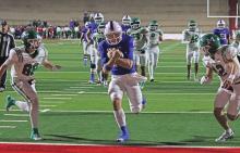 (ARCHIVE PHOTO | THE GRAHAM LEADER) Graham quarterback Ty Thompson was a force to reckon with this season. He served as a leader on the field with four years of experience after starting as quarterback as a freshman. Despite the team falling in the Region 1-4A Division II final, Thompson's performance has been nothing short of exemplary for the program.