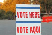 (THOMAS WALLNER | THE GRAHAM LEADER) At the conclusion of the first week of early voting Sunday, Oct. 27, a total of 4,499 voters turned out to cast their ballots, or 36.25% of all 12,411 registered voters in Young County. 