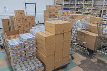 (ARCHIVE PHOTO | THE GRAHAM LEADER) Food sits in boxes and lines the shelves of the Graham Food Pantry located at 601 Indiana St. The food pantry is one portion of the Graham Crisis Center which will be at the Young County Community Resource Fair being held Saturday, Oct. 11.
