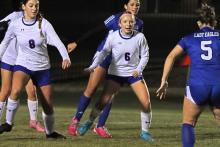 (KYLIE BAILEY | THE GRAHAM LEADER) The Graham Leader recognizes Ellie Weatherman as this week’s Athlete of the Week. Weatherman kicked the game winning goal against Decatur in a shootout to put the Lady Blues firmly at the top of the district. 