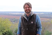 (THOMAS WALLNER | THE GRAHAM LEADER) Zach Balch will take over as the executive director of Visit Graham in January after the departure of Amanda Dulany from the position this week. Balch recently moved to Graham from Boulder, Colorado.