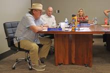 (THOMAS WALLNER | THE GRAHAM LEADER) The Graham City Council met Thursday, Aug. 3 where they approved a second reading of the proposed budget and tax rate.