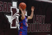 (ALEX HAVARDANSKY | THE GRAHAM LEADER) The Graham Leader recognizes Cooper Wilde as this week's Athlete of the Week. Wilde scored six points in the Steers 57-52 victory Monday, Dec. 22 against the Vernon Lions in the Wichita Falls Classic.