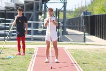 (ALEX HAVARDANSKY | THE GRAHAM LEADER) The Graham Leader is recognizing Rylan Monsey of the Steers track and field team as this week's athlete of the week. Monsey had impressive performances in the pole vault at the district and area championships to qualify for regionals.