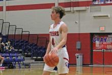(ALEX HAVARDANSKY | THE GRAHAM LEADER) It was a tough battle for the Graham Steers junior varsity team in their matchup Thursday, Jan. 22 against the Mineral Wells Rams but the team was able to rally for a 49-36 victory. The team came back after trailing 18-6 in the first quarter. 