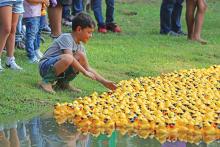 (ARCHIVE PHOTO | THE GRAHAM LEADER) The Rotary Club of Graham’s seventh annual Duck Derby will be held from 2-6 p.m. Saturday, Oct. 19 at Firemen’s Park.