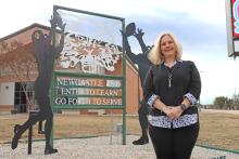 (THOMAS WALLNER | THE GRAHAM LEADER) During a special meeting of the school board Thursday, Dec. 18, Missy Hemby was named the lone finalist for superintendent of Newcastle ISD and made the position official during a board meeting Thursday, Jan. 8.