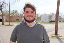 (THOMAS WALLNER | THE GRAHAM LEADER) In his second week, Alex Havardansky has settled into his position as sports writer at The Graham Leader.