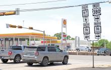 (THOMAS WALLNER | THE GRAHAM LEADER) The intersection of Hwy. 16 and the U.S. 380 Bypass which will be the only location in the city of Graham limits where Flock Safety cameras will be installed.