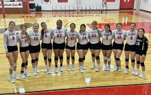 (CONTRIBUTED PHOTO | OLNEY ISD ATHLETICS)  The Olney Lady Cubs wrapped up their volleyball season and had a handful of players receive postseason honors for their performances during the season. Multiple student-athletes received All-District honors to cap off a successful season for the team.