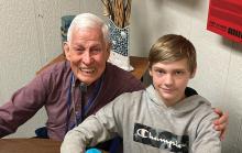 (CONTRIBUTED PHOTO | JENNIFER BLEEKER) Virginia’s House mentor Raymond Cantwell went above and beyond in December 2022 and on his 92nd birthday mentored his mentee. The organization is searching for new mentors.