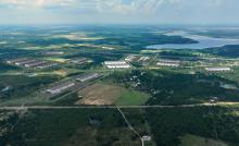 (HEADWATERS SITE DEVELOPMENT | CONTRIBUTED PHOTO) A portion of an example of Project Saltworks that was presented to the Graham City Council and community Thursday, Dec. 4. No hyperscale user has been identified for the project in Young County.