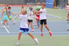 (ARCHIVE PHOTO | THE GRAHAM LEADER) The Graham High School tennis program will host its annual summer tennis camp from June 1-3 at the GHS tennis courts. Coach Matt Birdwell which will be split into sessions for first through fifth graders and incoming sixth through ninth graders.