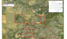 (YOUNG COUNTY | CONTRIBUTED PHOTO) The parcels of land that will contain the in-progress Tapaderos Solar project from Titus Low Carbon Ventures. The company presented a tax abatement application to the Young County Commissioners Court which approval was tabled Monday, Feb. 24.