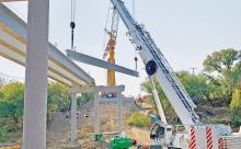 (TXDOT | CONTRIBUTED PHOTO) Texas Department of Transportation removed an old truss structure that was upstream on the Brazos River in 2024 before working on FM 701 bridge in 2023. The department will be holding a virtual meeting soon for upcoming projects in Young County.