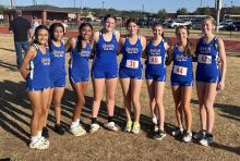 (CONTRIBUTED PHOTO | GRAHAM CROSS COUNTRY) The Graham Steers and Lady Blues competed Thursday, Sept. 7 in the Mineral Wells Ram Invitational. The runners continue to improve as the season progresses and they look forward to district meets in five weeks.