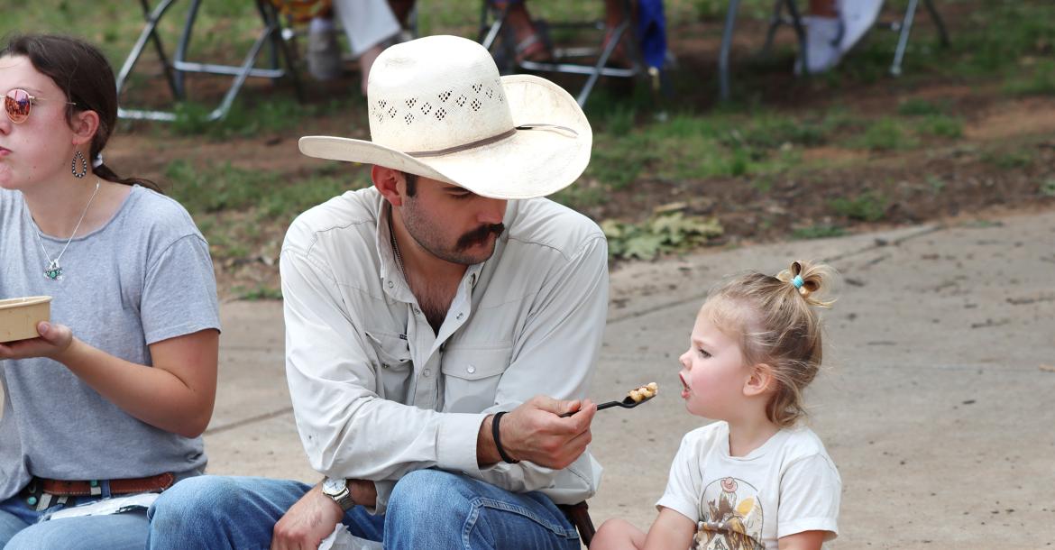 (ARCHIVE PHOTO | THE GRAHAM LEADER) Visitors to the 10th annual Food Truck Championship of Texas stop for a bite from one of the food trucks at the event. The championship will return Saturday, June 6 to downtown Graham. 