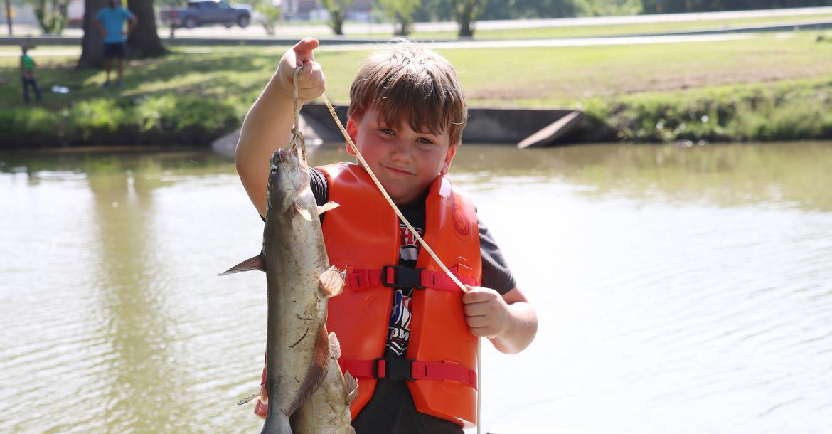 (THOMAS WALLNER | THE GRAHAM LEADER) The annual Free Fishing Day event will be held Saturday, June 6 and will allow state residents and out-of-state visitors to fish without a fishing license. 