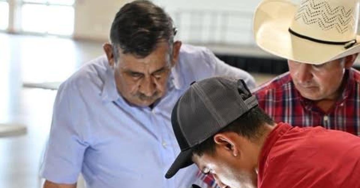 Representatives from multiple state and federal agencies met in June 2025 near Gonzales for one of many training sessions held across Texas to prepare animal health officials in detecting, monitoring and stopping the progression of New World Screwworms. (Bobby Horecka/Submitted)