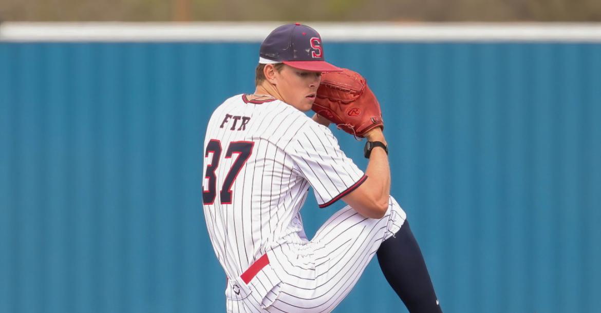 (LINSEY TAYLOR | CONTRIBUTED PHOTO) Former Graham Steer Ryder Taylor represented both Graham and Seminole State University during the Alpine Bank NJCAA Division I JUCO World Series held Saturday, May 23.