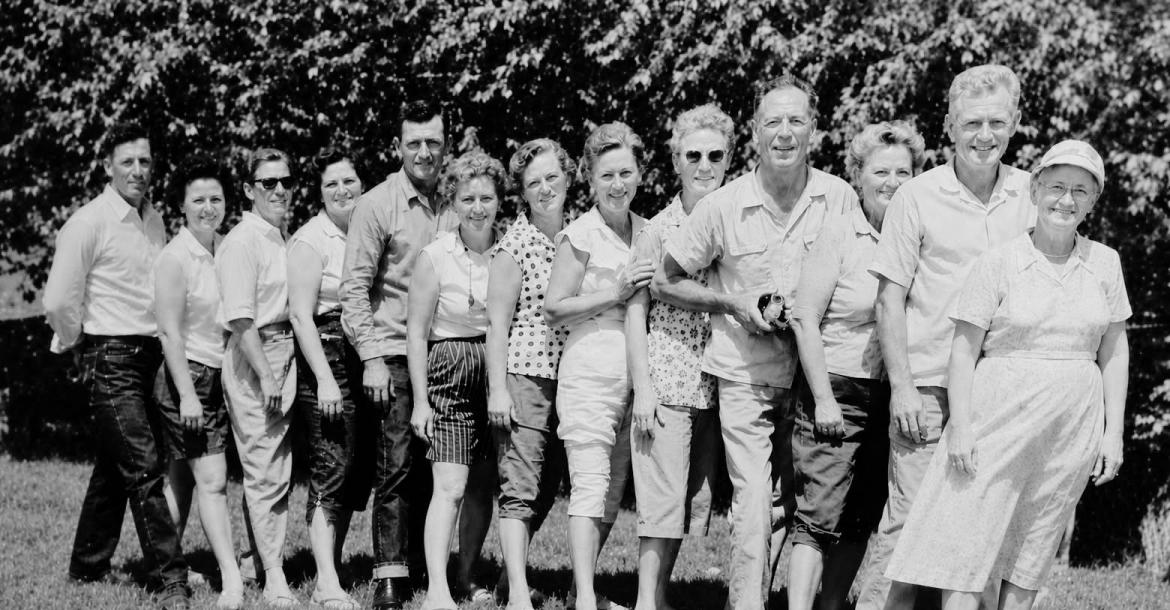 Wright family descendants gather for a past reunion at Pugh Ranch near Breckenridge, where the family has met annually since 1979. The 80th Annual Wright Family Reunion will be held July 3–5, 2026. (Submitted)